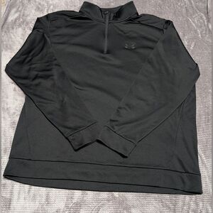 Under Armour Men's Black Quarter-Zip Pullover Sz:3XL